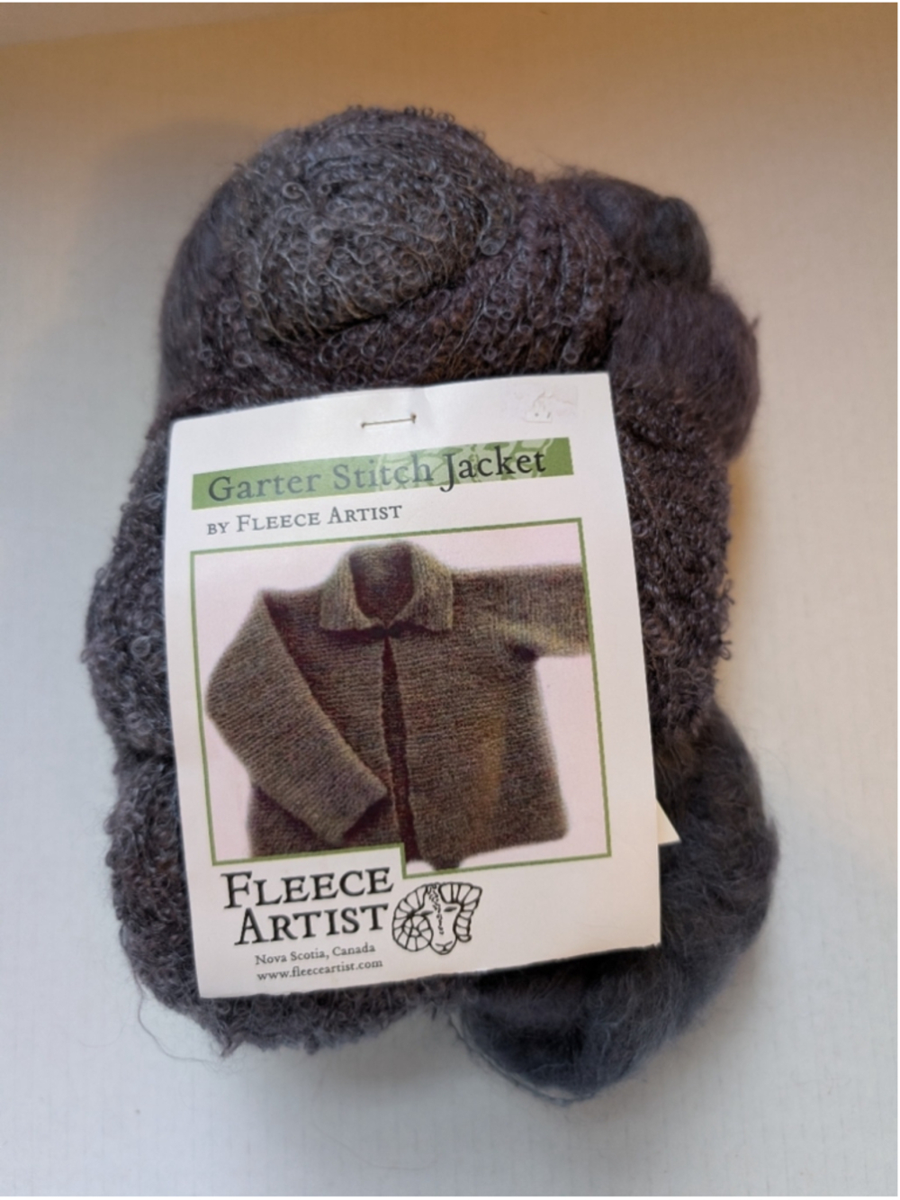 Fleece Artist Garter Stitch Jacket Yarn BNWT